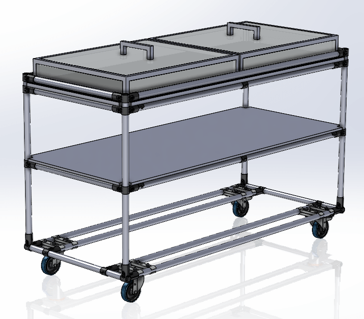 Lean Manufacturing trolley